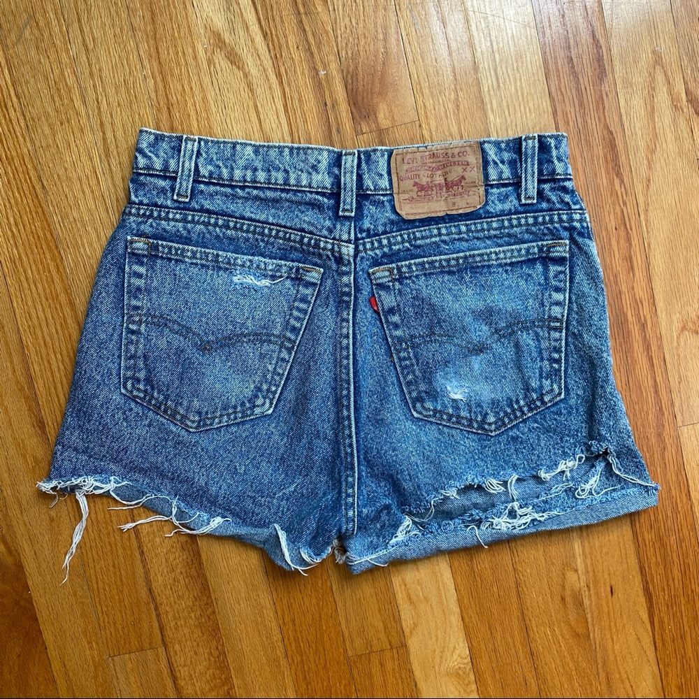 Vintage Levis Jean Shorts Size 30